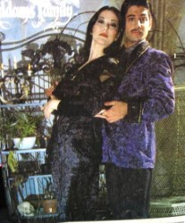 7990 MCCALLS GOMEZ JACKET,  MORTICIA LONG DRESS ADDAMS PATTERN ADULT XS-LG